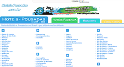 Desktop Screenshot of hoteis-pousadas.com.br